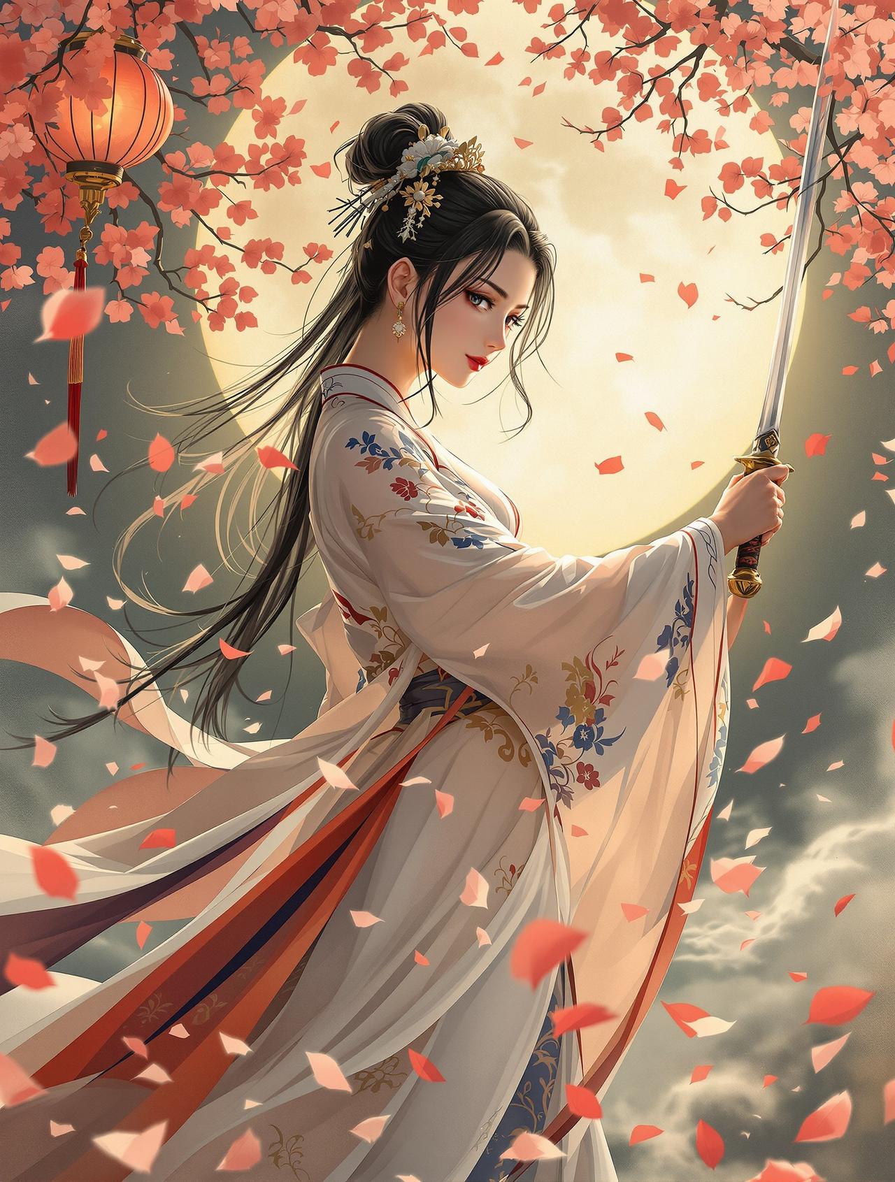 花与剑 - 花间一壶酒作品 花与剑 - 古风武侠漫画封面